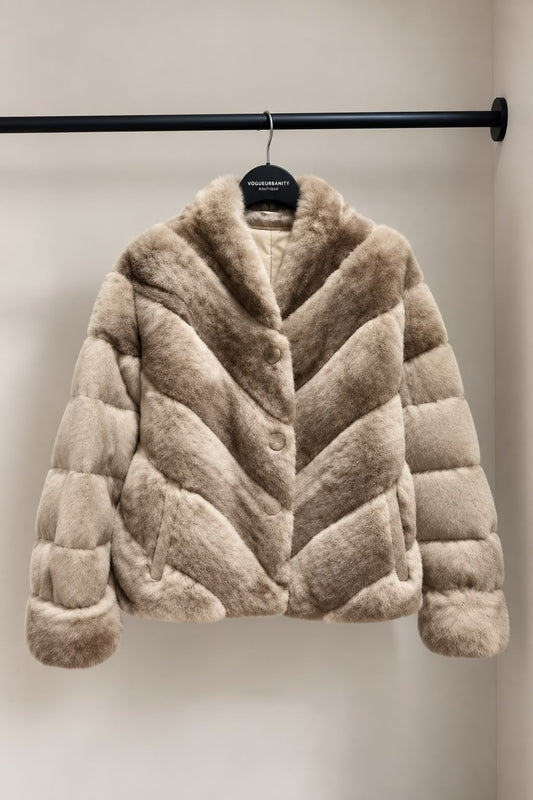 The Elodie Rex Fur Jacket